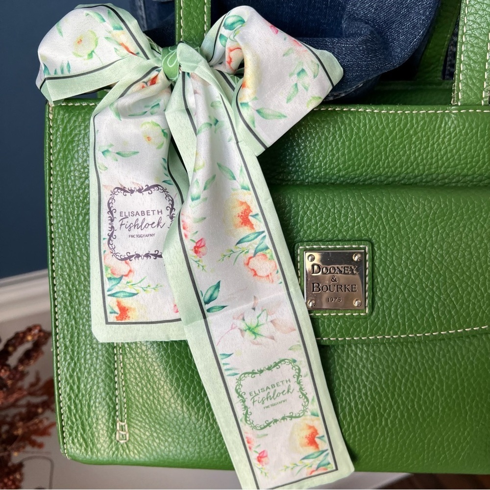 Dooney & Bourke Green Leather Bag - EUC - Picture 5 of 13